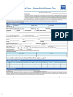 Enrolment Form - Group Credit Secure Plus: 1. Proposer'S Information