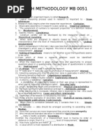 Concise Notes On Research Methodology