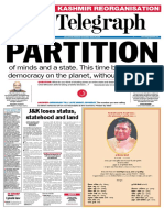 Partition: of Minds and A State. This Time by The Largest Democracy On The Planet, Without Asking J&K