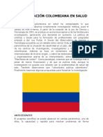 Investigación Colombiana Salud PDF
