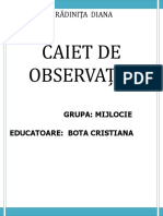 Caiet de Observatii