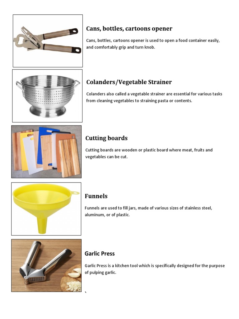 Cans, Bottles, Cartoons Opener PDF Knife Refrigerator