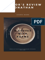 Review A Coffee With Adams Author Jonathan Azael