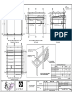 Cercha estructura tejado perfiles cuadrados