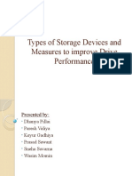 Types of Storage Devices and Measures To Improve Drive Performance