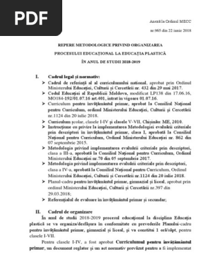 16 Educatia Plastica 2018 2019 Final