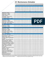 VW 2001 Maintenance Schedule PDF