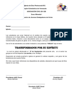 Transformados Por Su Espíritu