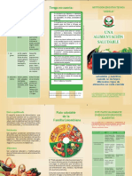 Plegable Alimentacion Saludable