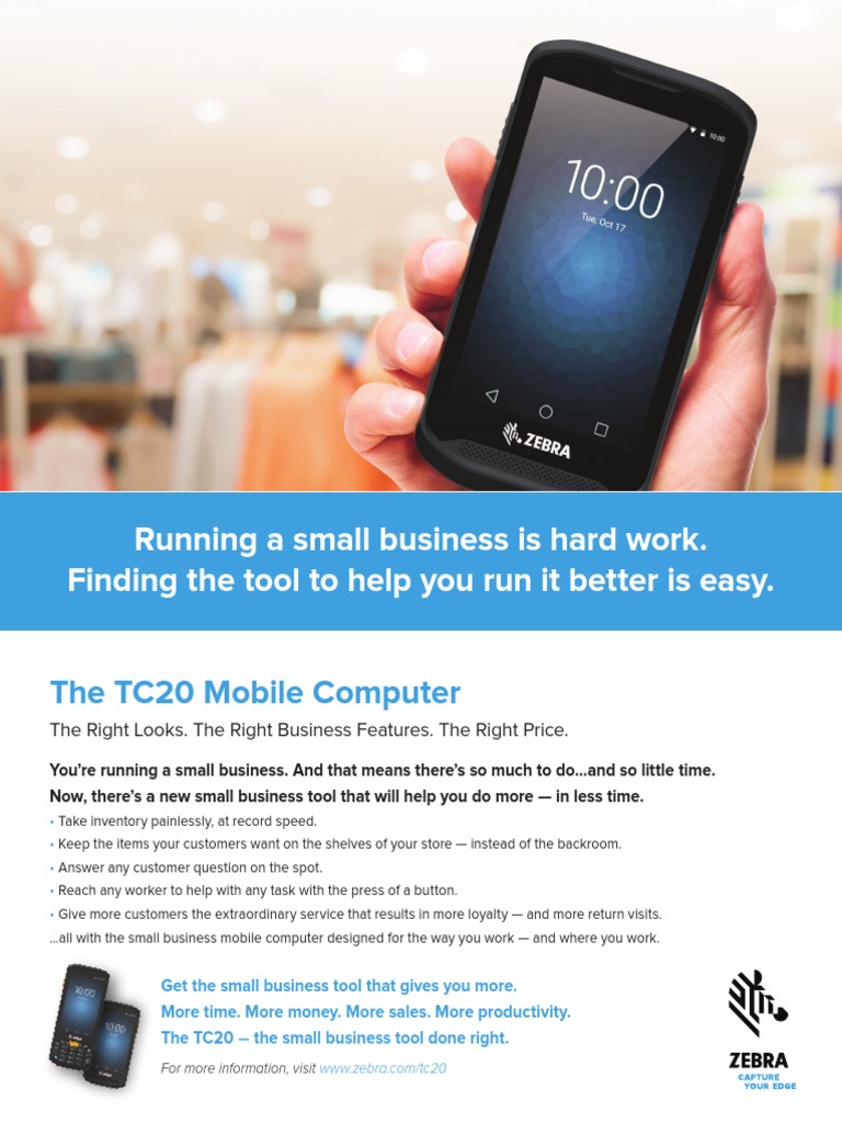 Tc20 Specification Sheet en Us | PDF | Touchscreen | Mobile App