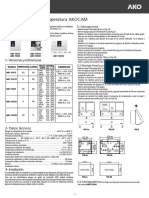 Control temperatura cámaras refrigeración AKOCAM