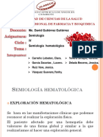 Expo Hematologia - Semiologia