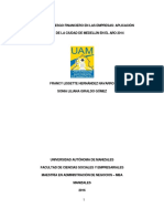 Análisis Del Riesgo Financiero Medellin Ultimo