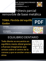 Prótesis parciales removibles bases metálicas equilibrio dentario