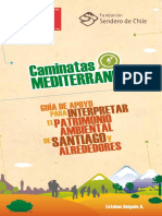 Caminatas Mediterraneas Guia para Interpretar El Patrimonio Ambiental de Santiago PDF