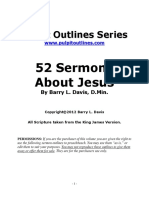 Sermon Outlines on Jesus