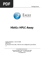 Hba1C HPLC Assay: Package Insert