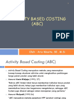 Activity Based Costing (ABC) : Oleh: Aris Wasita, SE., M.Si