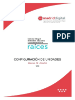 Configuracion de Unidades en Raices