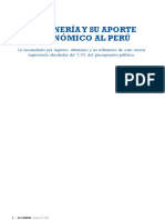 La Mineria y Su Aporte Economico Al Peru