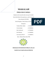 Makalah Perjanjian Kerja