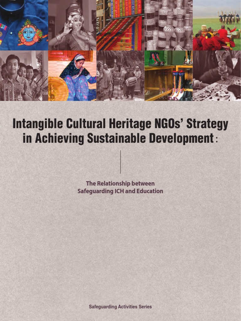Intangible Cultural Heritage NGOs Strategy in Achieving Sustainable Development PDF Carpet Textiles image pic