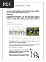 La Coordinación Motora