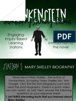 Frankenstein: Introductory Learning Stations