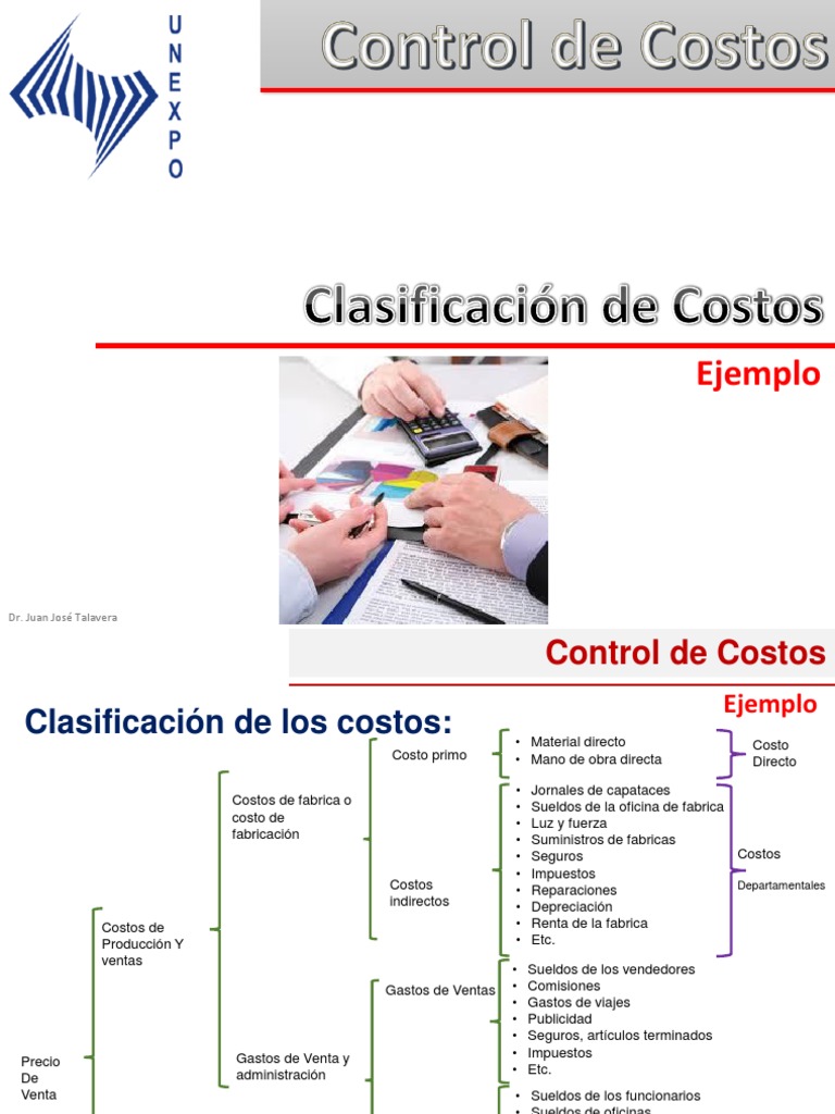 Ejemplo Clasificacion de Costos | PDF | Costo | Salario
