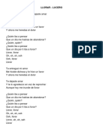 06 - Llorar - Lucero PDF