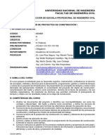 Gestión de proyectos de construcción I: Programación, costos y control