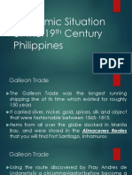 Economic Situation of The 19 Century Philippines