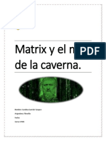 Matrix y El Mito de La Caverna