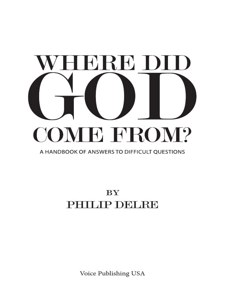 Where did god come from pdf ten commandments milky way