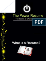Power Resume