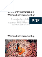 Women Entrepreneurships