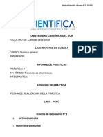 Informe de Laboratorio N 3