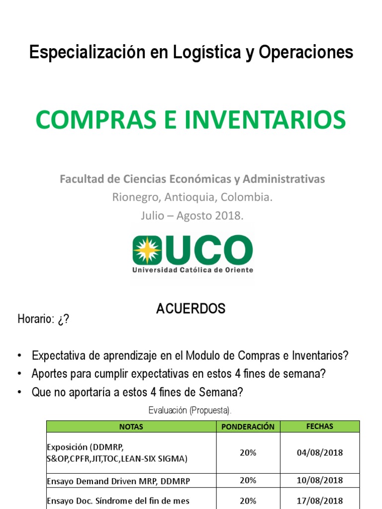 Gestión Efectiva de Compras e Inventarios | PDF | Inventario | Logística