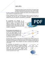 Movimientos de La Tierra y El Clima