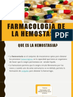 Farmacologia Hemostasia y Antianemicos