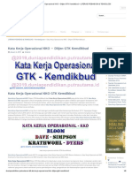Kata Kerja Operasional Kko - Ditjen GTK Kemdikbud - Literasi Pedagogi & Teknologi