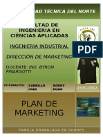 Plan de Marketing Empresa Productora de Panela Granulada en Sobres PDF