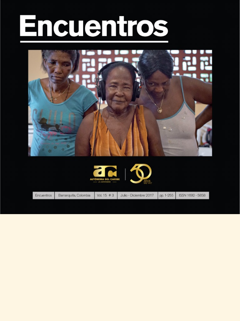 Revista Encuentros 15 3 Dossier Musica Y Colombia America Latina