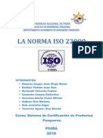 Trabajo Dela Norma Iso 22000 (2018)