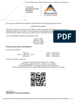 Felicitaciones! Ha Sido Invitado Como Visitante Extemin Por Dia - Perumin34 - Convención Minera