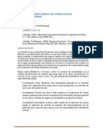 Procedimiento Ensayo de Consolidación Unidimensional