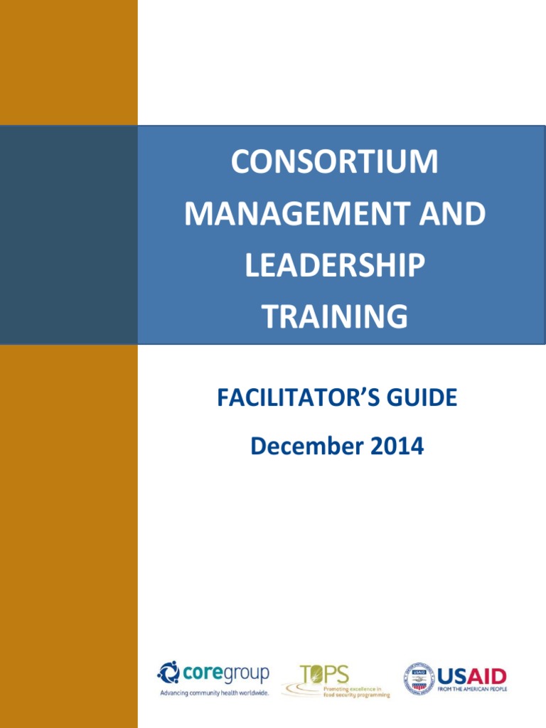Consortium Leadership Training Guide | PDF | Non Governmental ...