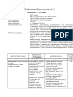 SILABUS Administrasi Sistem Jaringan XI