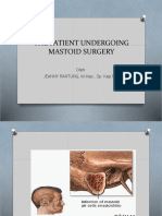 The Patient Undergoing Mastoid Surgery