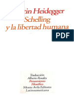 Heidegger Schelling y La Libertad Humana PDF